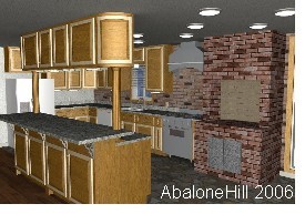 3D Rendering, Kitchen