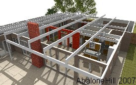 Atrium House, Cutaway